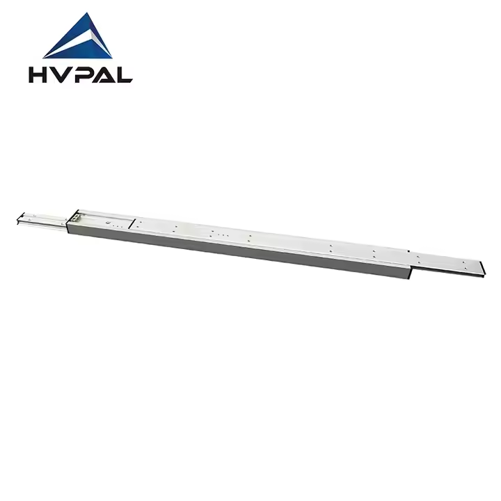 HVPAL1000kg Capacity Triple Extend Aluminum Slide Rail | Anti-Corrosion Thickened Track | 120mm Wide for Heavy Equipment