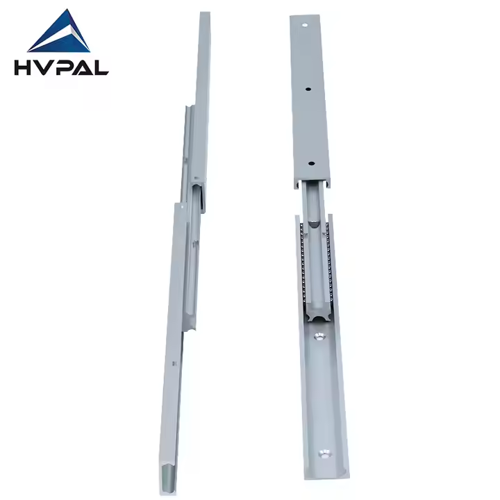HVPAL 45 kg Nośne Szyny Ślizgowe z Aluminium 3-Warstwowe Antykorozyjne Szyny Teleskopowe do Mebli/Maszyn