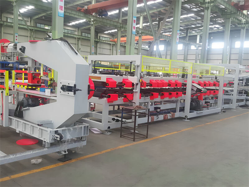 Zhongji rock wool sandwich panel production line: Efficient Production of Multi-Model High-Density Panels!