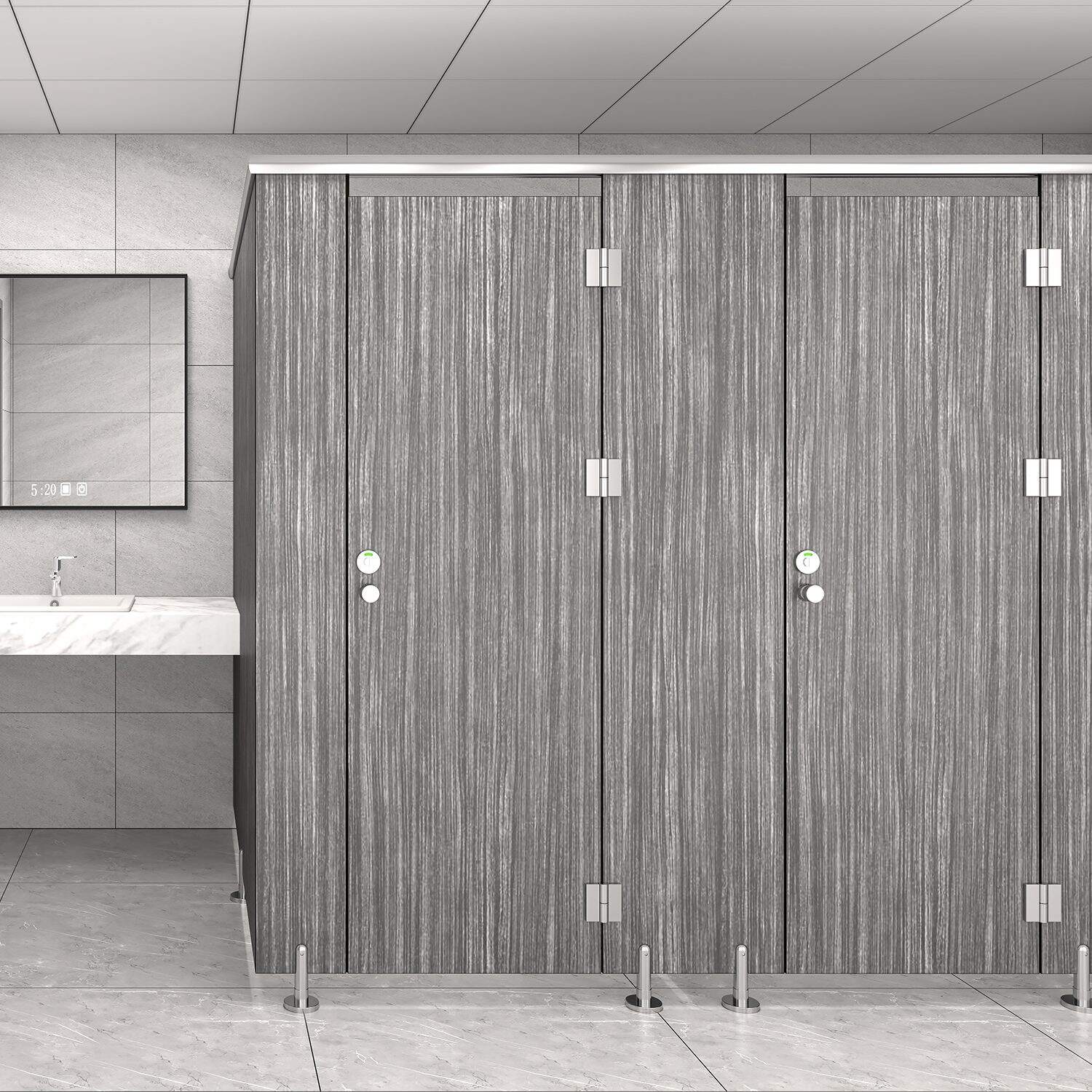 Durable HPL Cubicle for Shopping Malls & Offices, Sound-Insulated ...