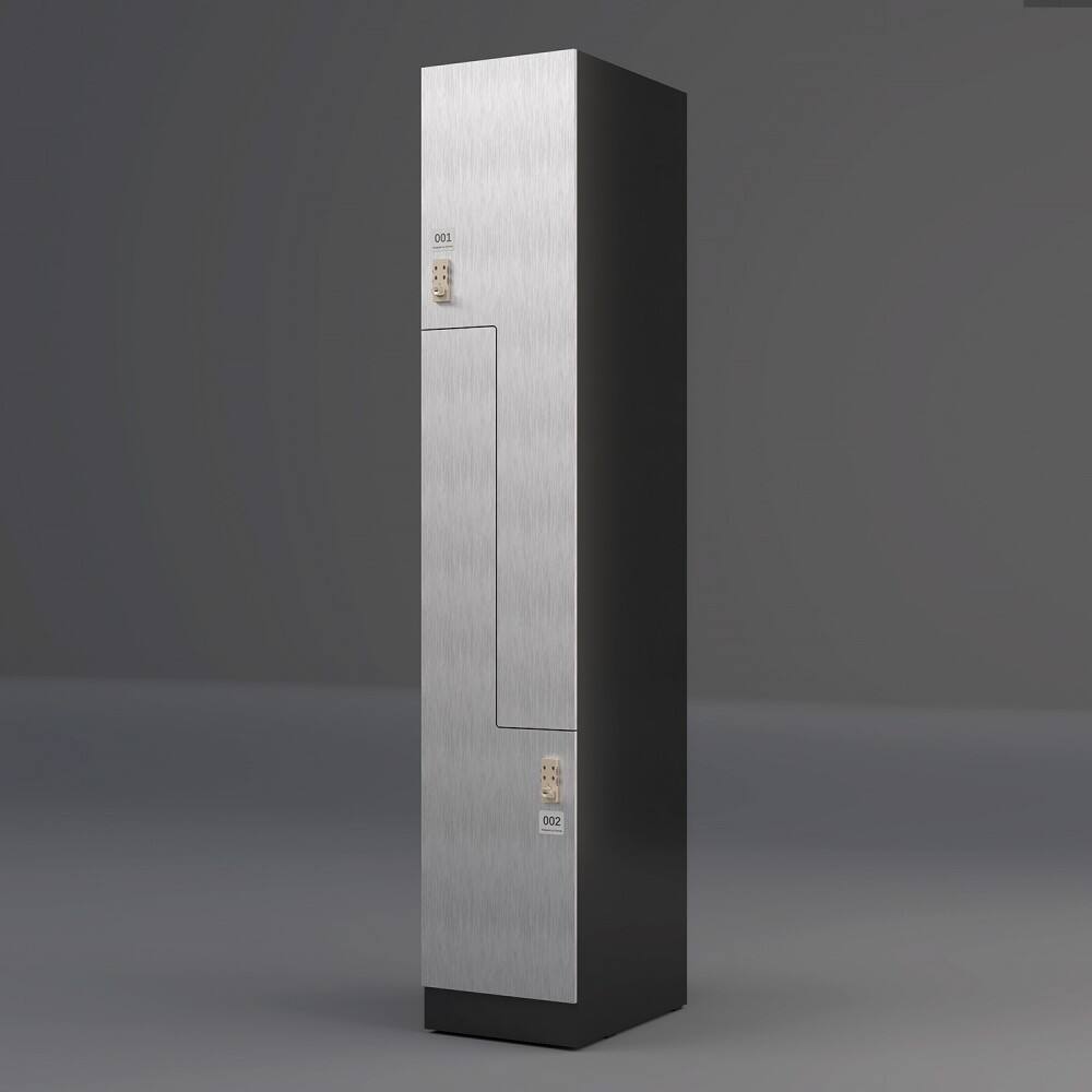 Customizable Z-Type HPL Locker for Luxury Malls & Offices, High-Aesthetic Classified Storage