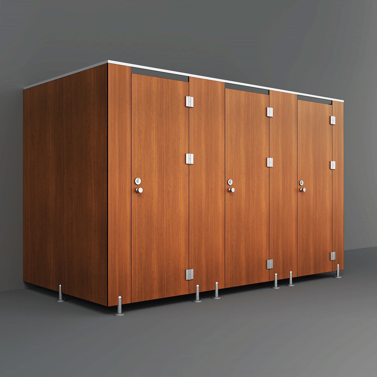 Hygienic HPL Cubicle for Medical Institutions & Clinics, Moisture-Proof Commercial Partition