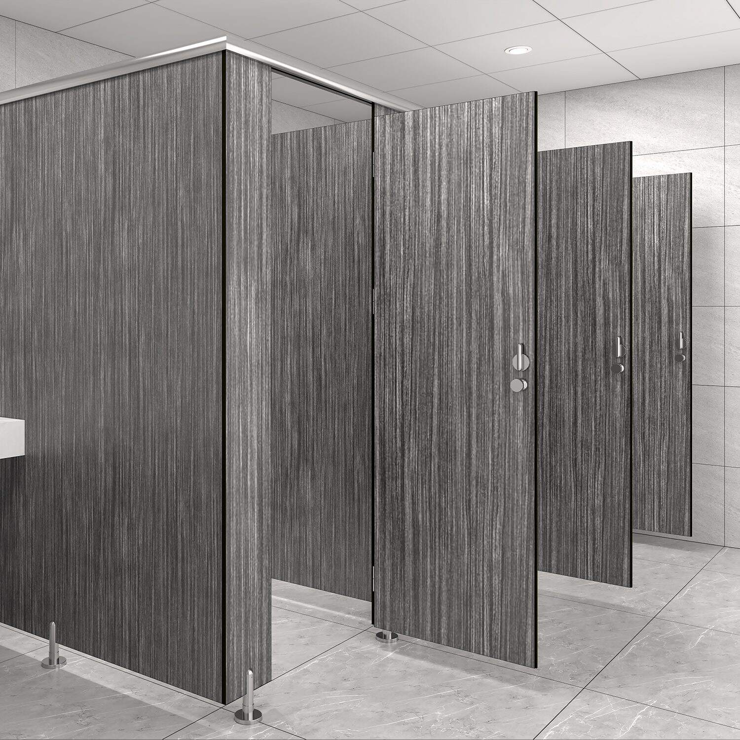 Durable HPL Cubicle for Shopping Malls & Offices, Sound-Insulated ...