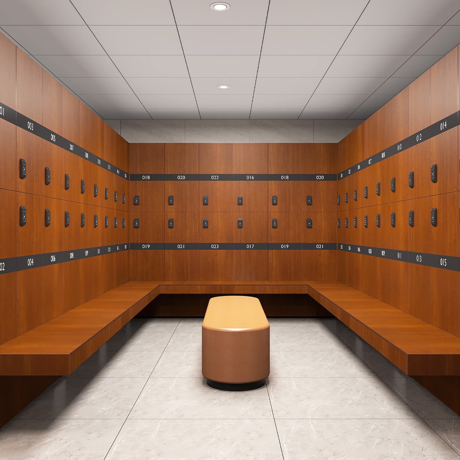 Moisture-Resistant HPL Locker for Fitness Centers & Schools, Durable ...