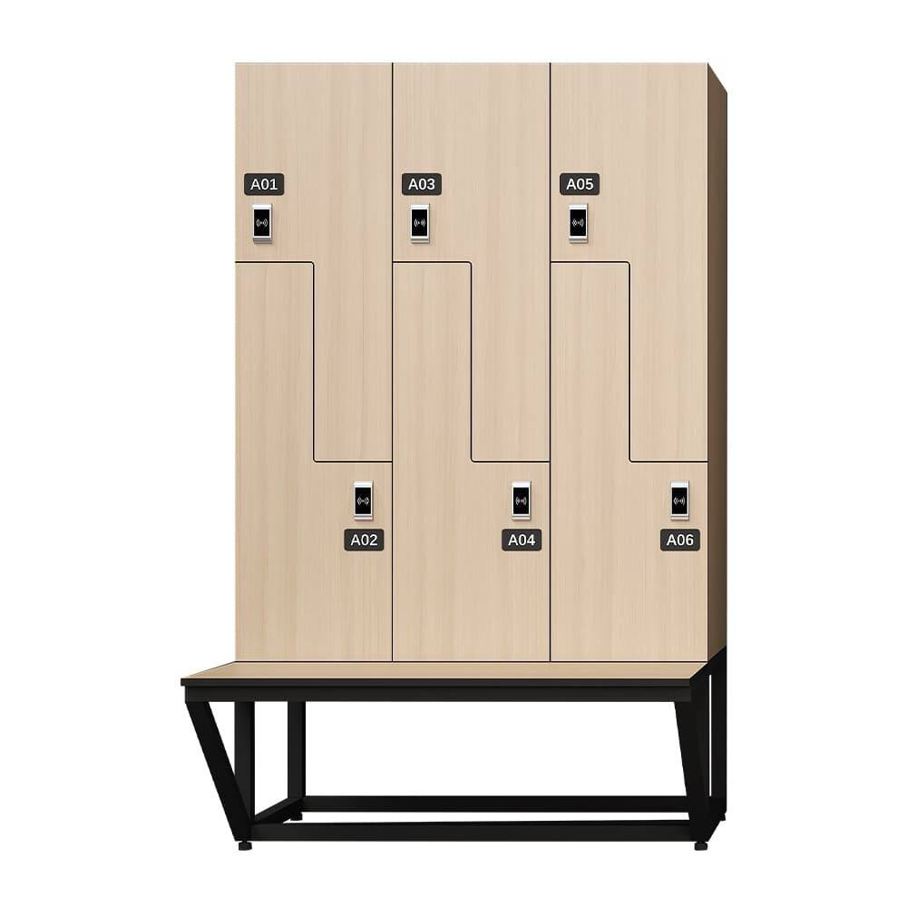 Hygienic Z-Type HPL Locker for Premium Hospitals & Medical Centers, Classified Storage Solution