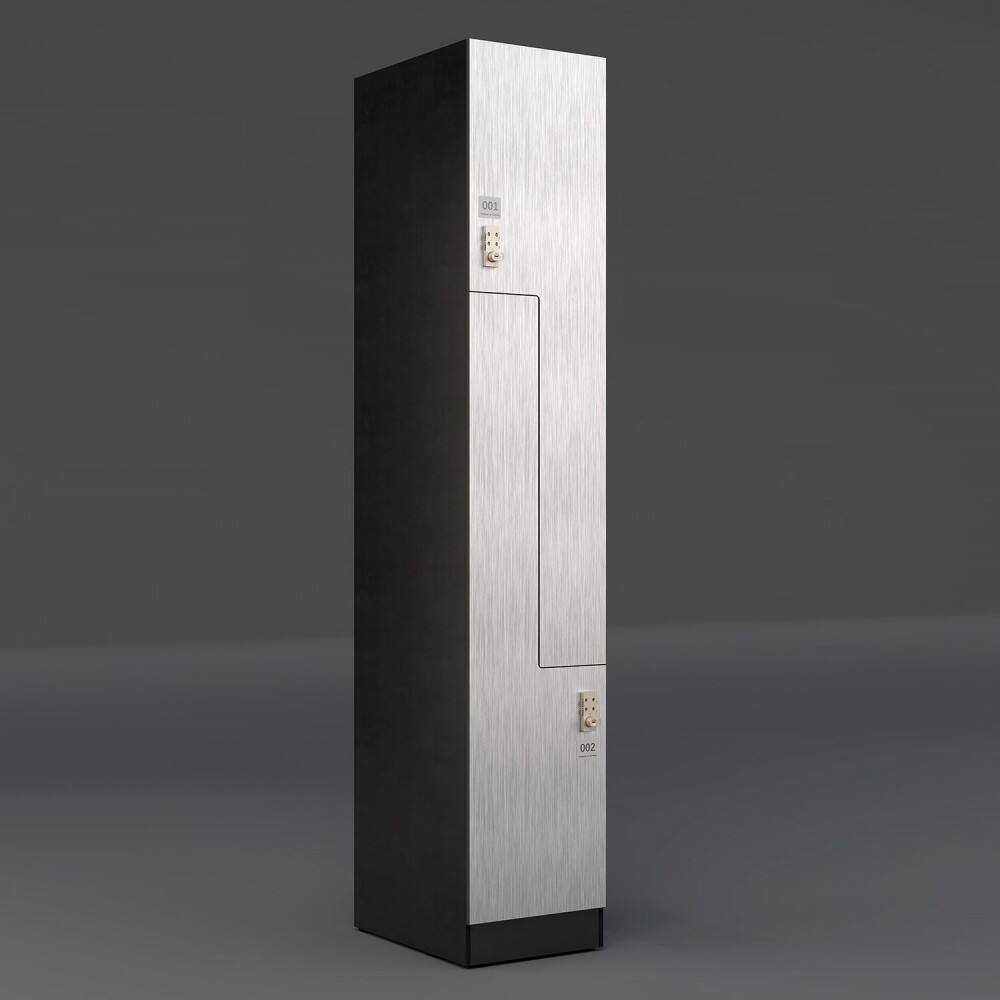 Customizable Z-Type HPL Locker for Luxury Malls & Offices, High-Aesthetic Classified Storage