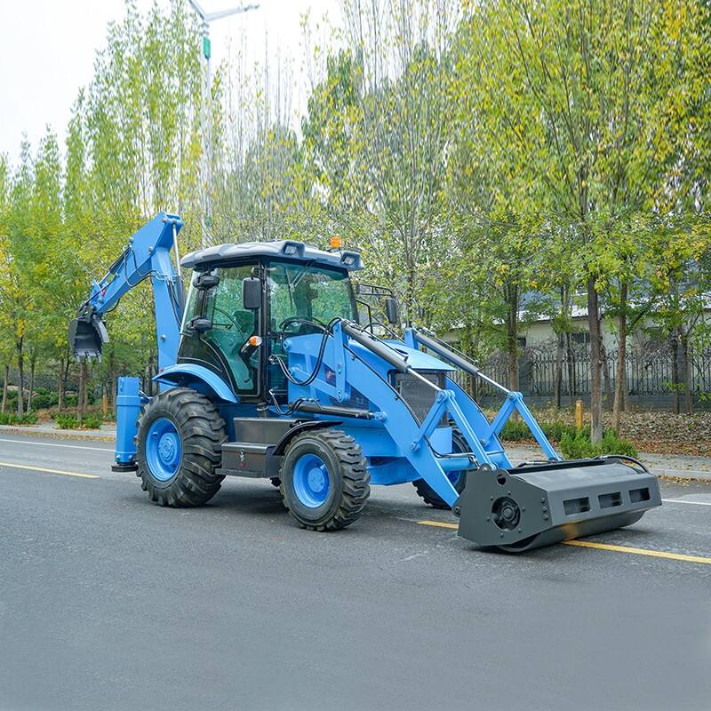 JG388 avec chargeuse-pelleteuse à rouleaux compacteurs