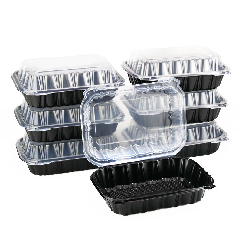 Free BPA Disposable Hinged Clamshell Container