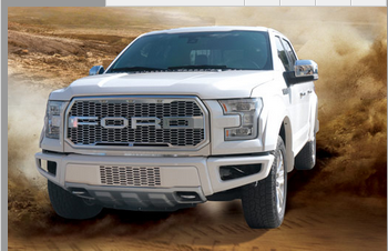 2015-2017 Ford F-150 FT-003-1 gjithmonë krom gjasë dhe 4fjalë