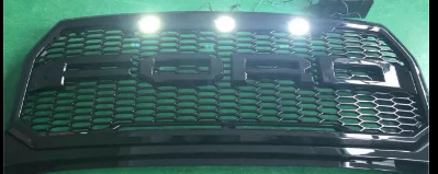 2015-2017 Ford F-150 FT-003-2 tërheqje e plotë e zezë brill dhe 4 fjalë