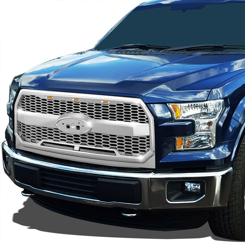 2015-2017 Ford F-150 FT-003-1-7 tërheqje e plotë e zezë brill, me bar