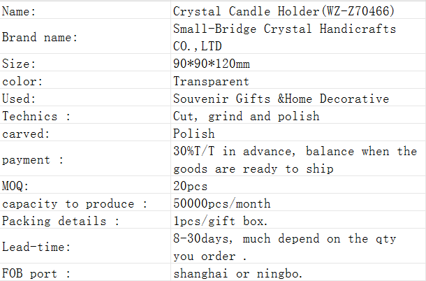 smallbridge crystal specializes in wholesale luxury crystal candle holders furniture ornaments creative gifts high end customization-1