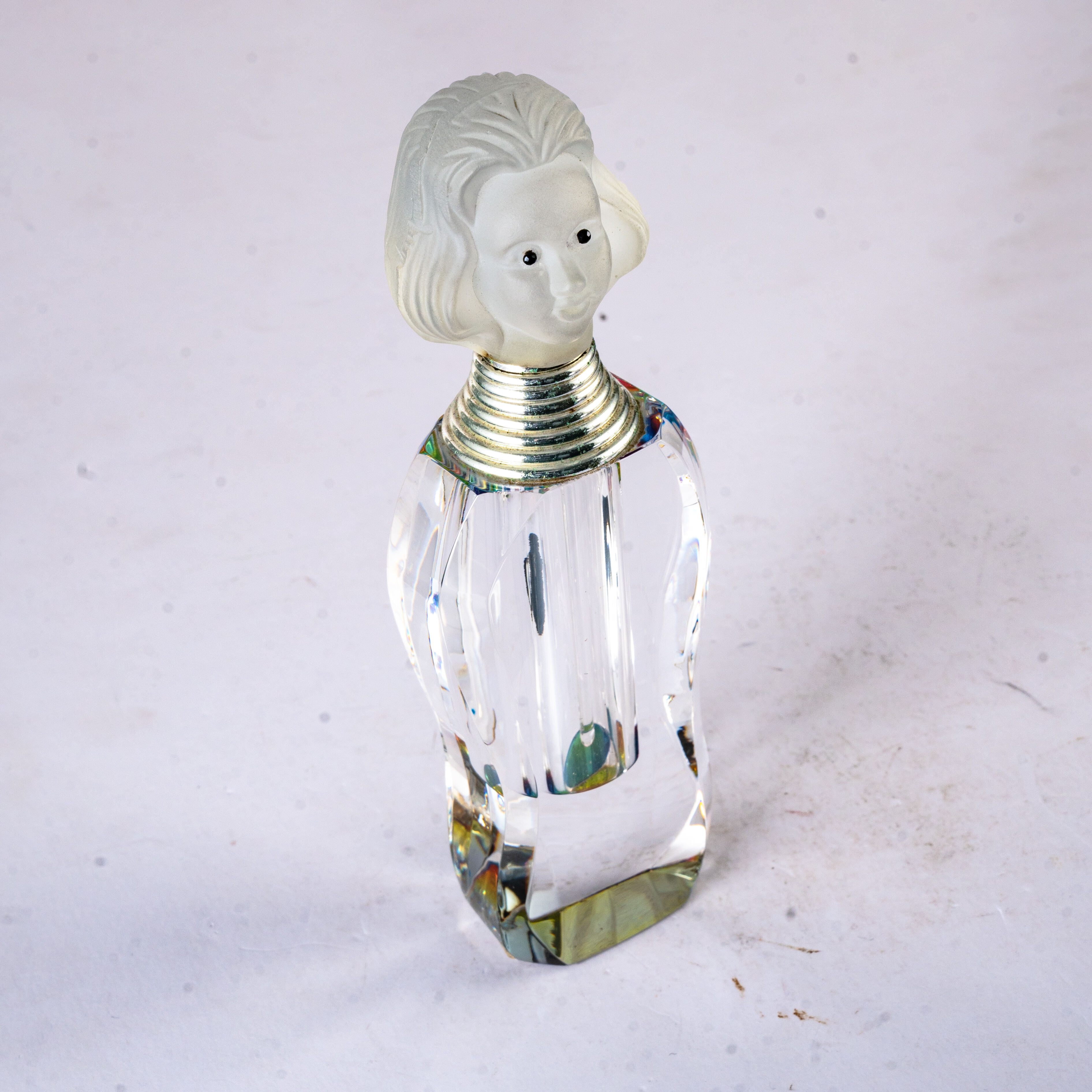 SmallBridge high-grade crystal perfume bottle wholesale beauty head as bottle cap beautiful atmosphere for personal use are suitable bottle weight about 490g