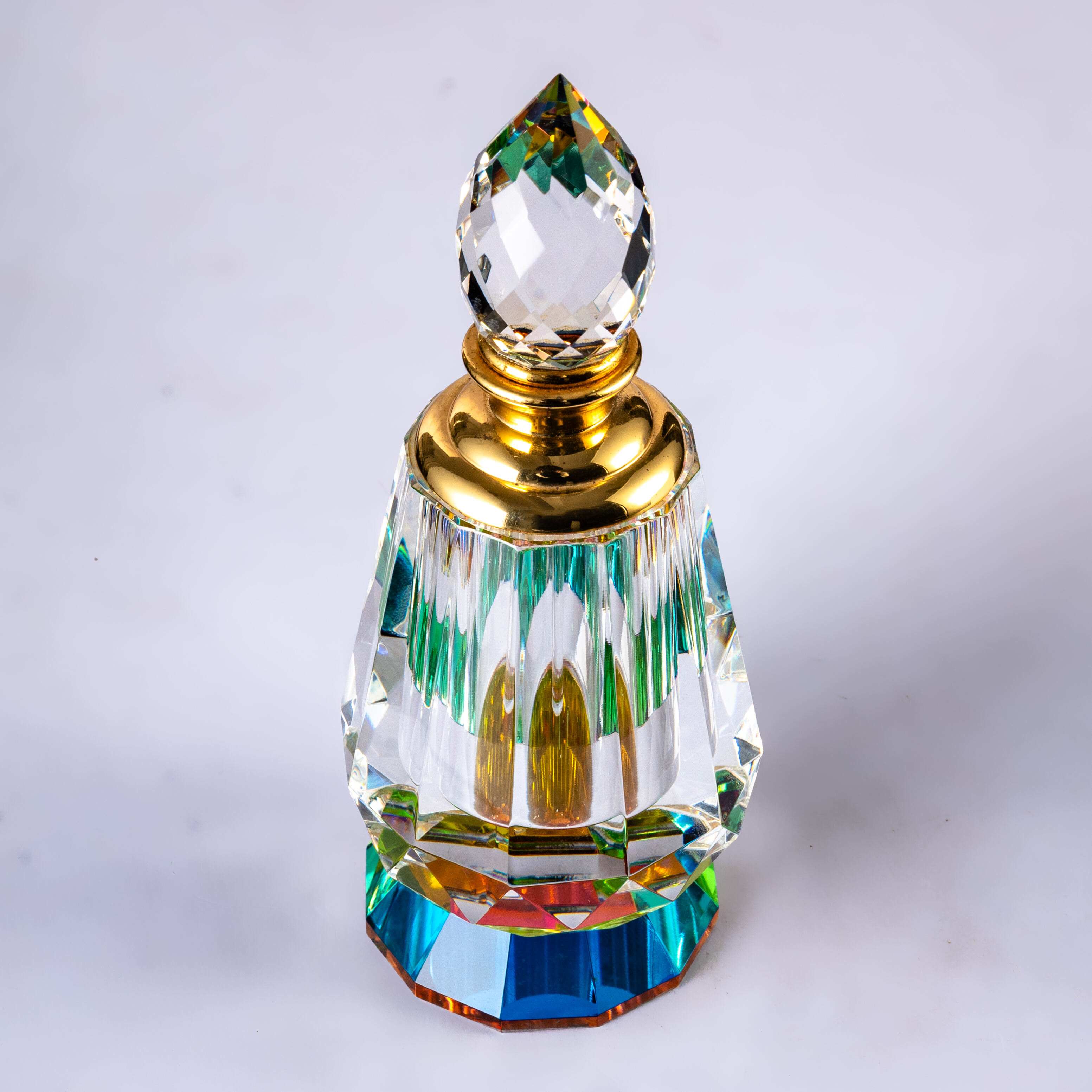 Smallbridge upscale products wholesale perfume bottle color plated pineapple head gift giving self use bottle weight 475g