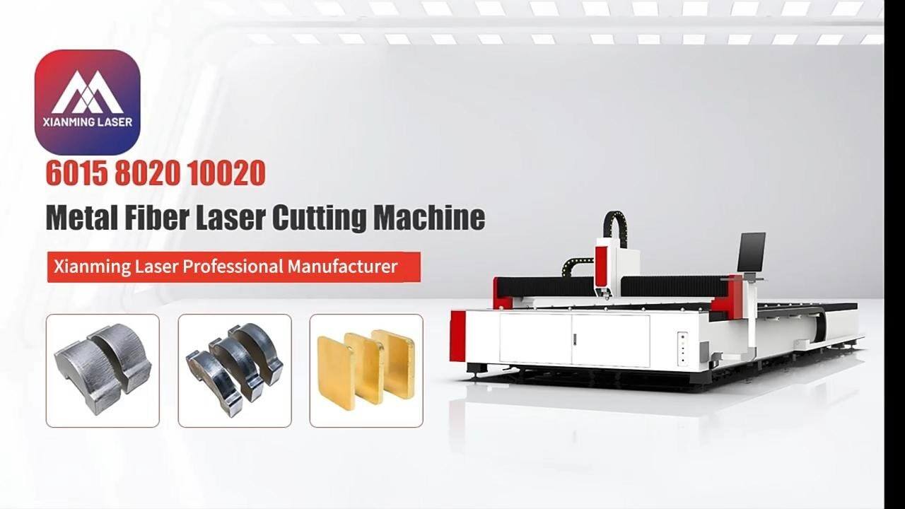 6015 8020 10020 Metal Fiber Laser Cutting Machine