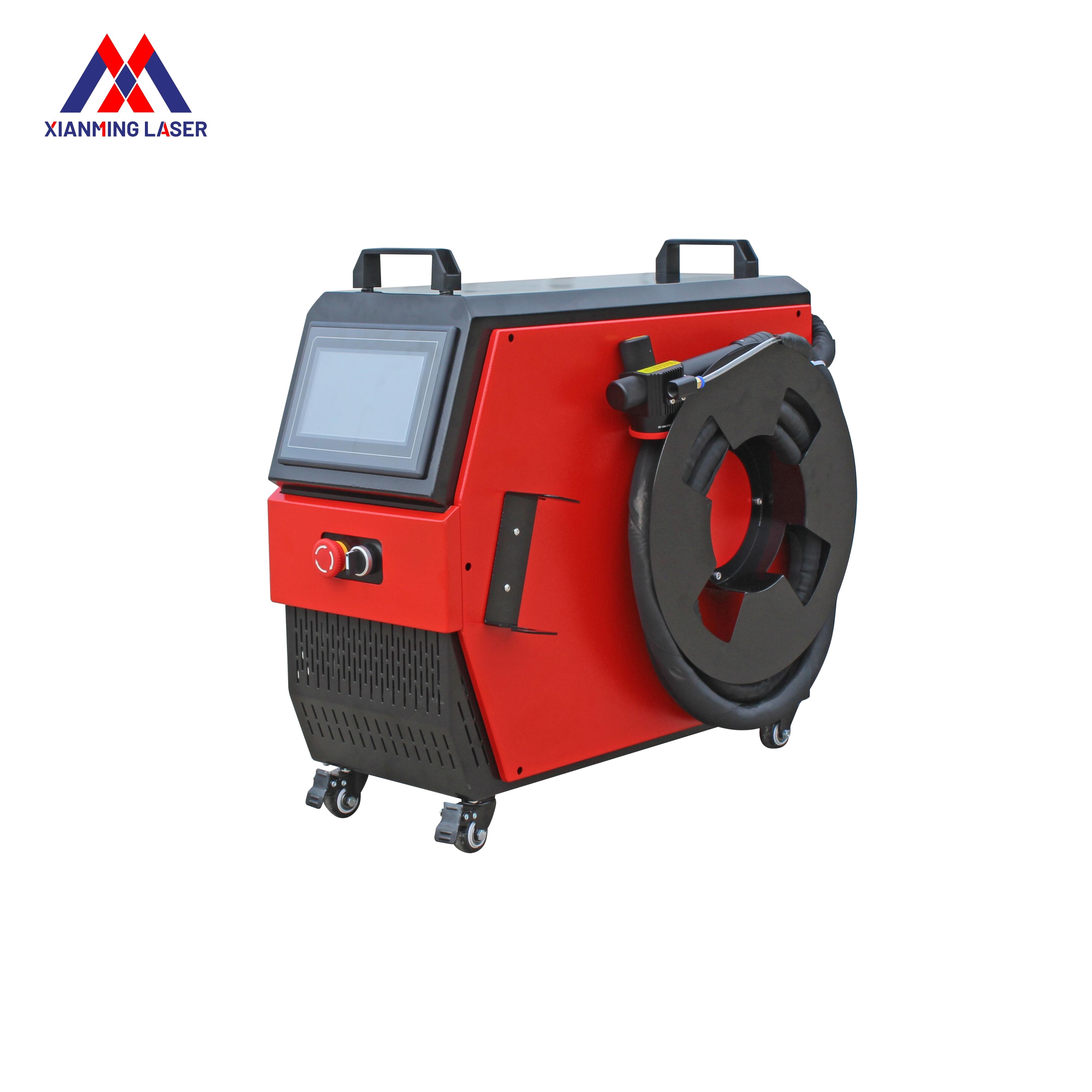 High Efficiency Laser Cleaning Flexible Operation Compact Structure Handheld Pulse Laser Cleaning Machine for Rubber Surface Restoration 