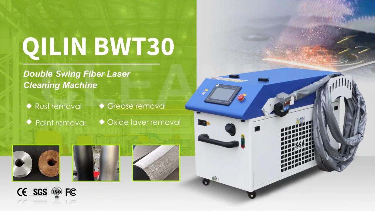 High Precision Multifunctional Handheld Mini Laser Cleaning Machine metal rust removal 1000w 2000w