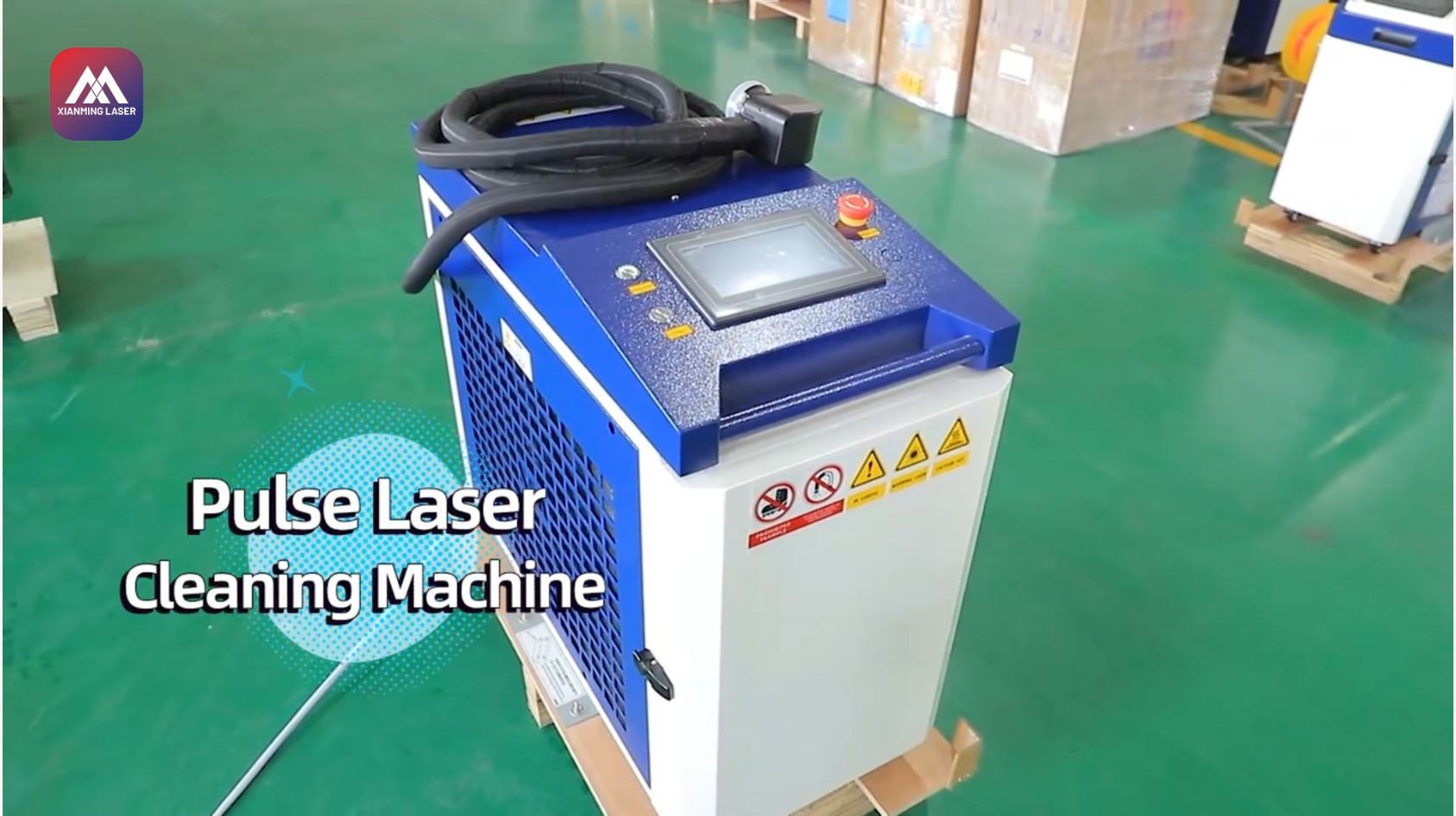 Machine de nettoyage au laser pulsé refroidie à l’air de 300 W | Élimination compacte et efficace de la rouille