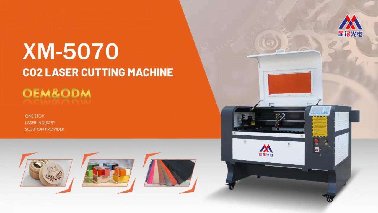 High Quality 5070 CO2 laser cutting and engraving machine