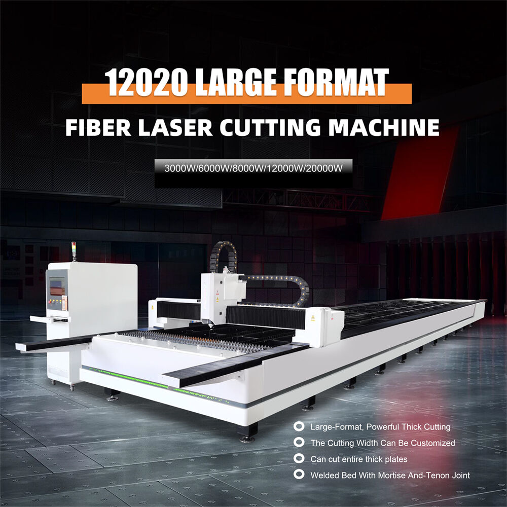 12020 초대형 포맷 광섬유 레이저 절단기 — 중공업용 금속 시트 가공 및 고출력 생산용