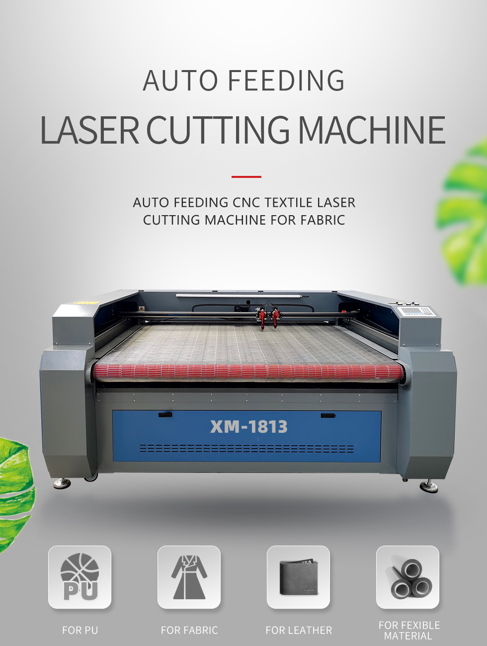 1813 Auto feeding laser cutter