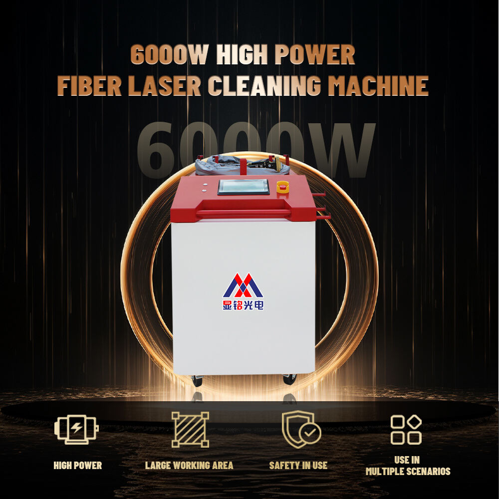 6000W High Power Fiber Laser Cleaning Machine for Safety in use