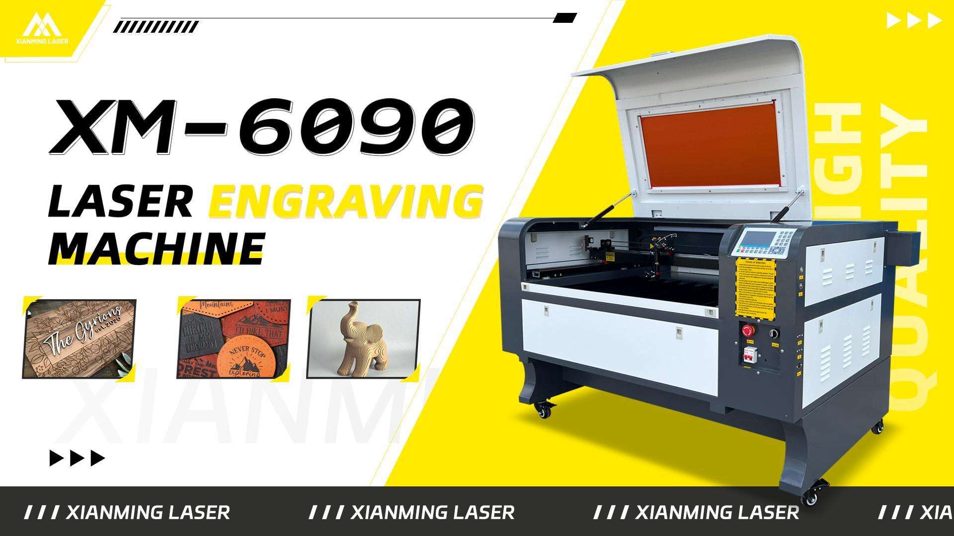 New Design Easy to Operate 6090 9060 Co2 Laser Cutting Machine for Acrylic Leather Wood