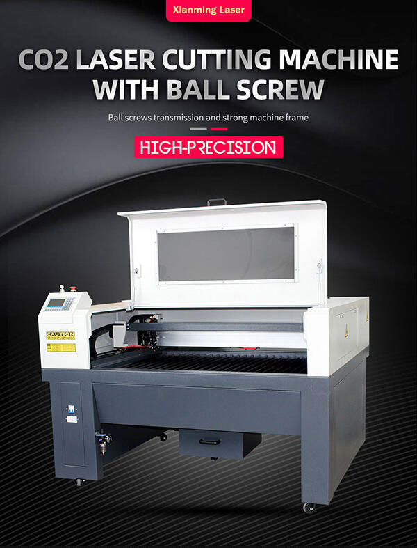 CO2 LASER CUTTING MACHINE WITH BALL SCREW