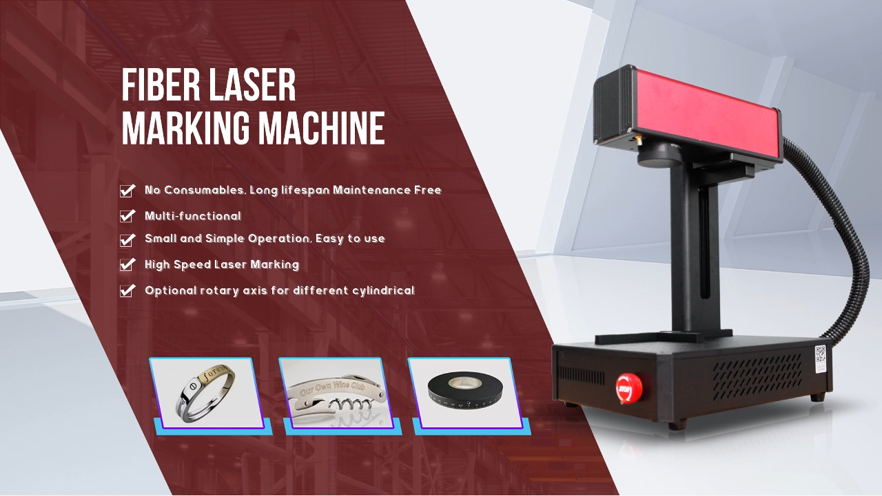 Mini machine de marquage laser à fibre pour bureau | Compacte mais puissante