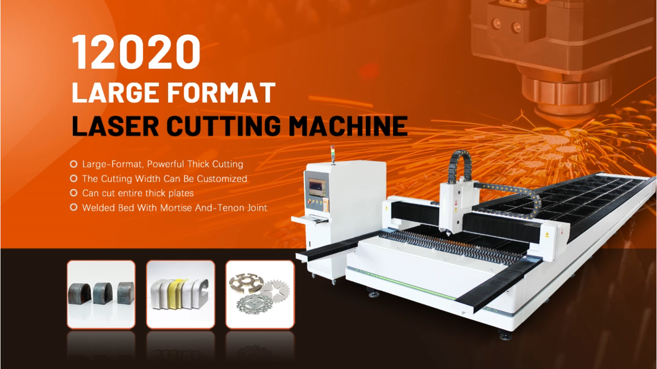 Machine de découpe laser à fibre Xianming Laser 12020 en action