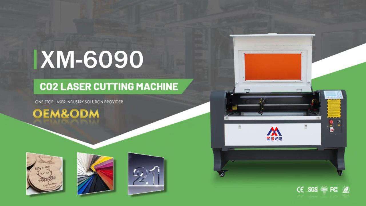 XM Build Global High Cost Performance 6090 CO2 Laser cutting machine #laserengraving #laser