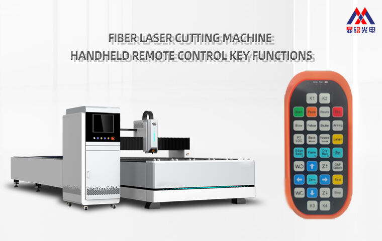 Fonctions clés de la télécommande portative de la machine de découpe au laser à fibre Xianming