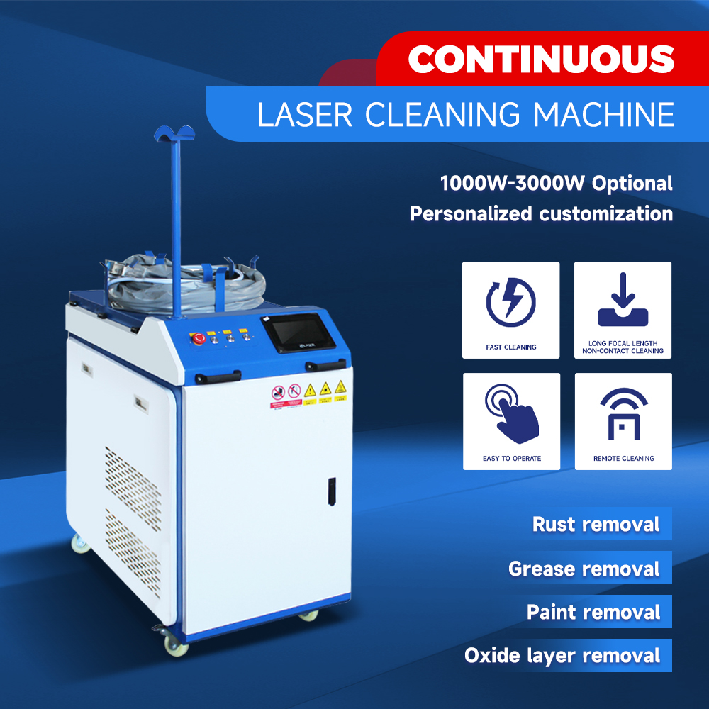 1000W-3000W continue vezellaserreinigingsmachine