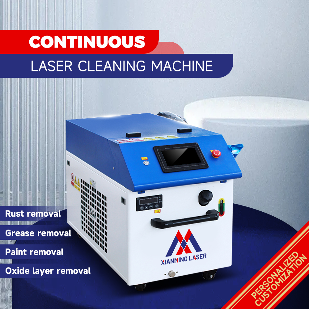 1000w 1500w 2000w Mini Fiber Laser Rensemaskine