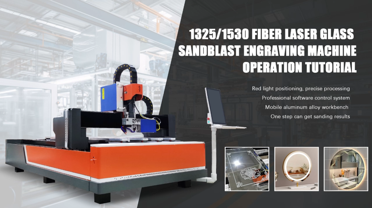 machine de gravure par sablage sur verre de 120 W | Logiciel complet et guide d’utilisation