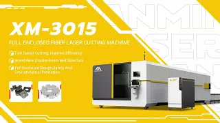 High Precision 3015 Full Enclosed Laser Cutting Machine with Exchange Table