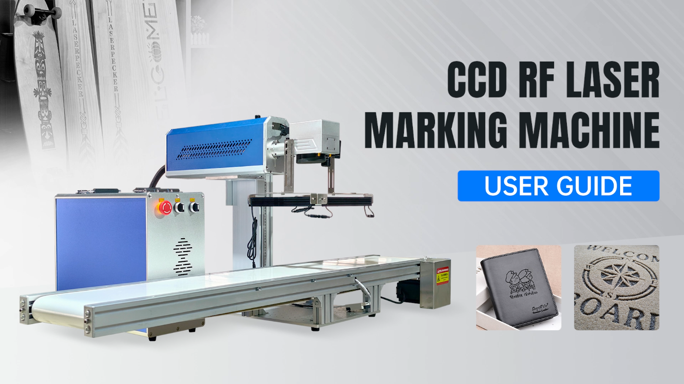 Machine de marquage laser RF avec vision CCD et convoyeur | Tutoriel complet