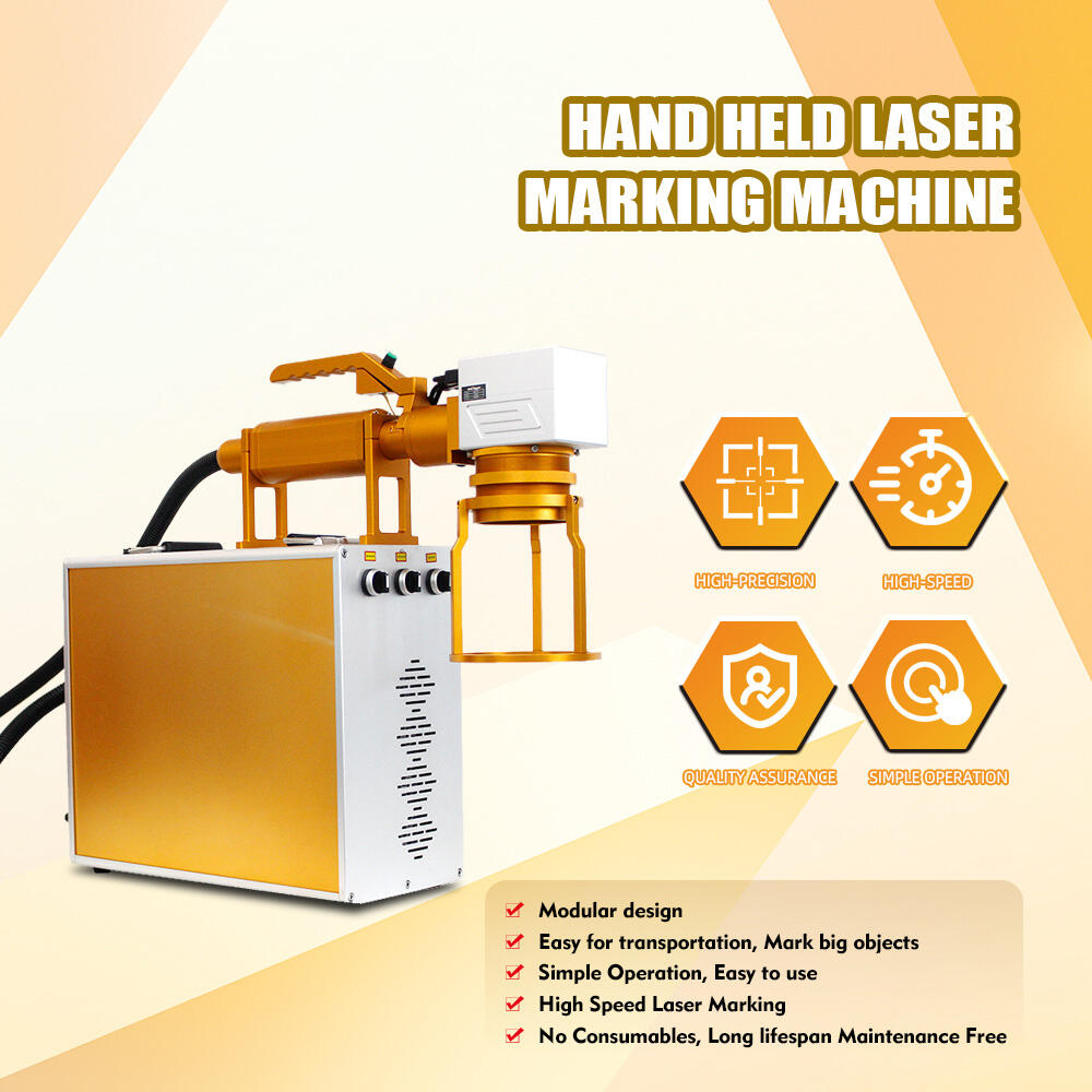 Simple Operate Handheld Fiber Laser Marking Machine