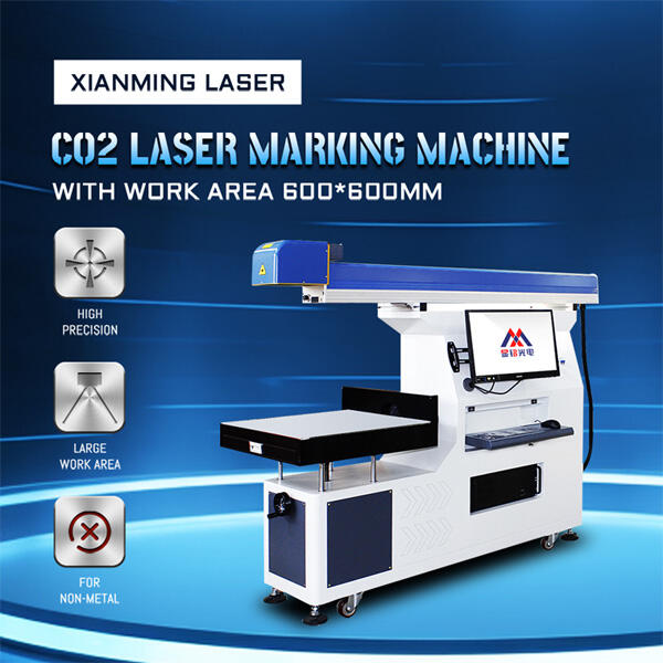 600*600mm CO2 Large Format Glass Laser Marking Machine