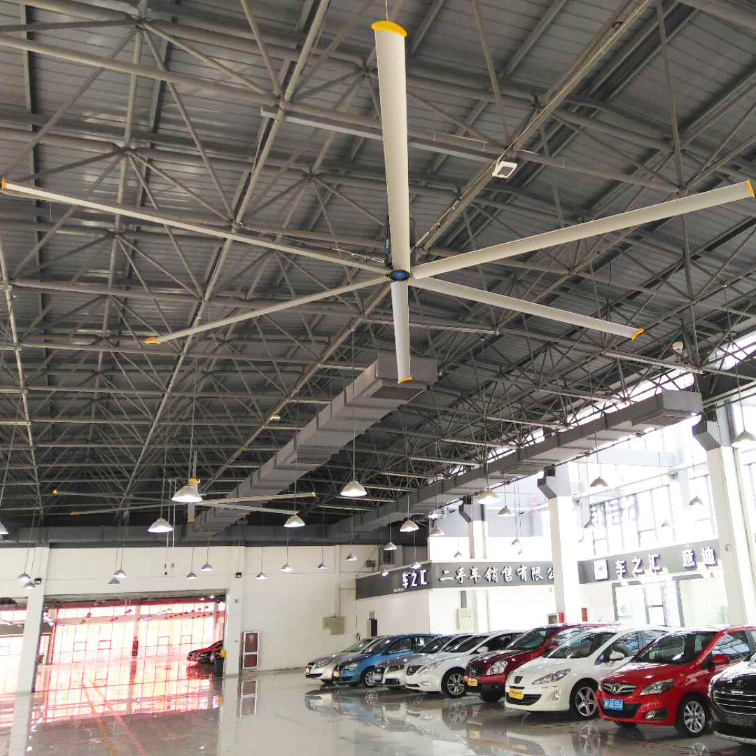 HVLS औद्योगिक छत के पंखे