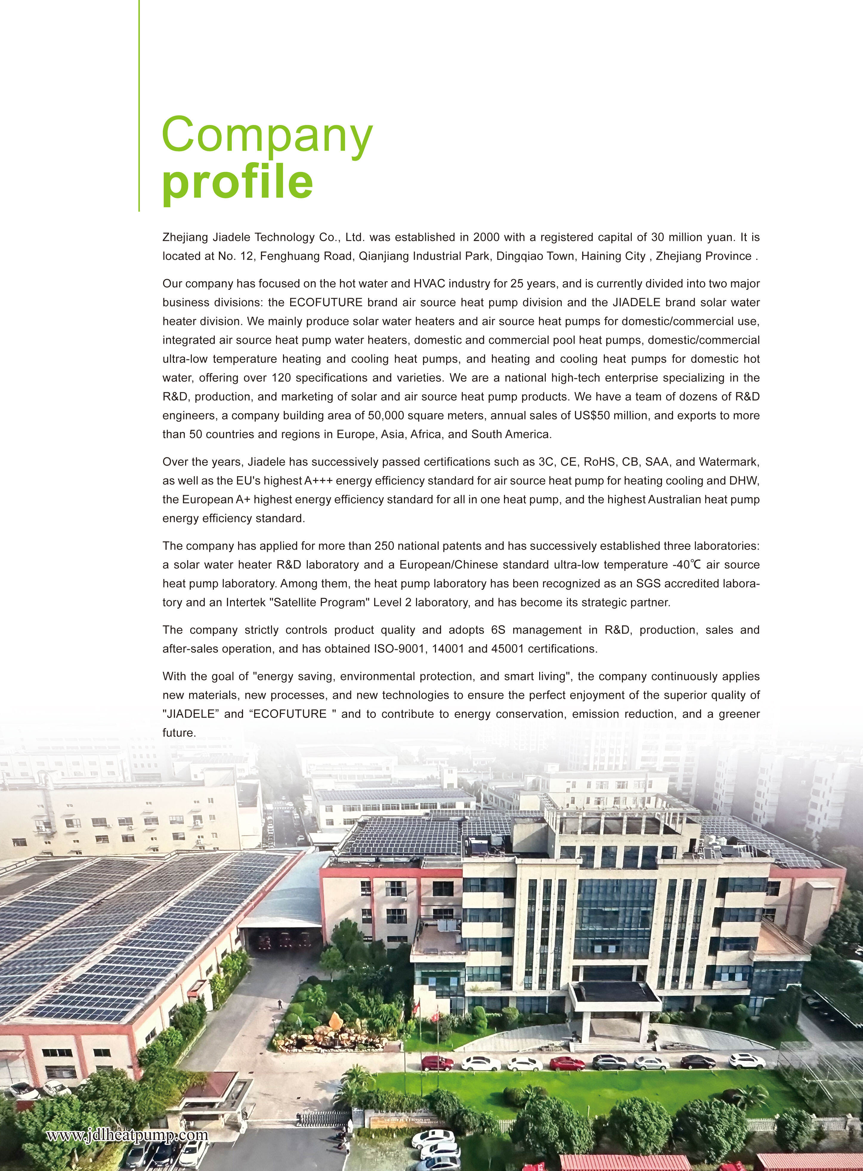 R290 zuverlässige Hochtemperatur-Haus-Wärmepumpe mit Gleichstrom (DC) und Luftquelle