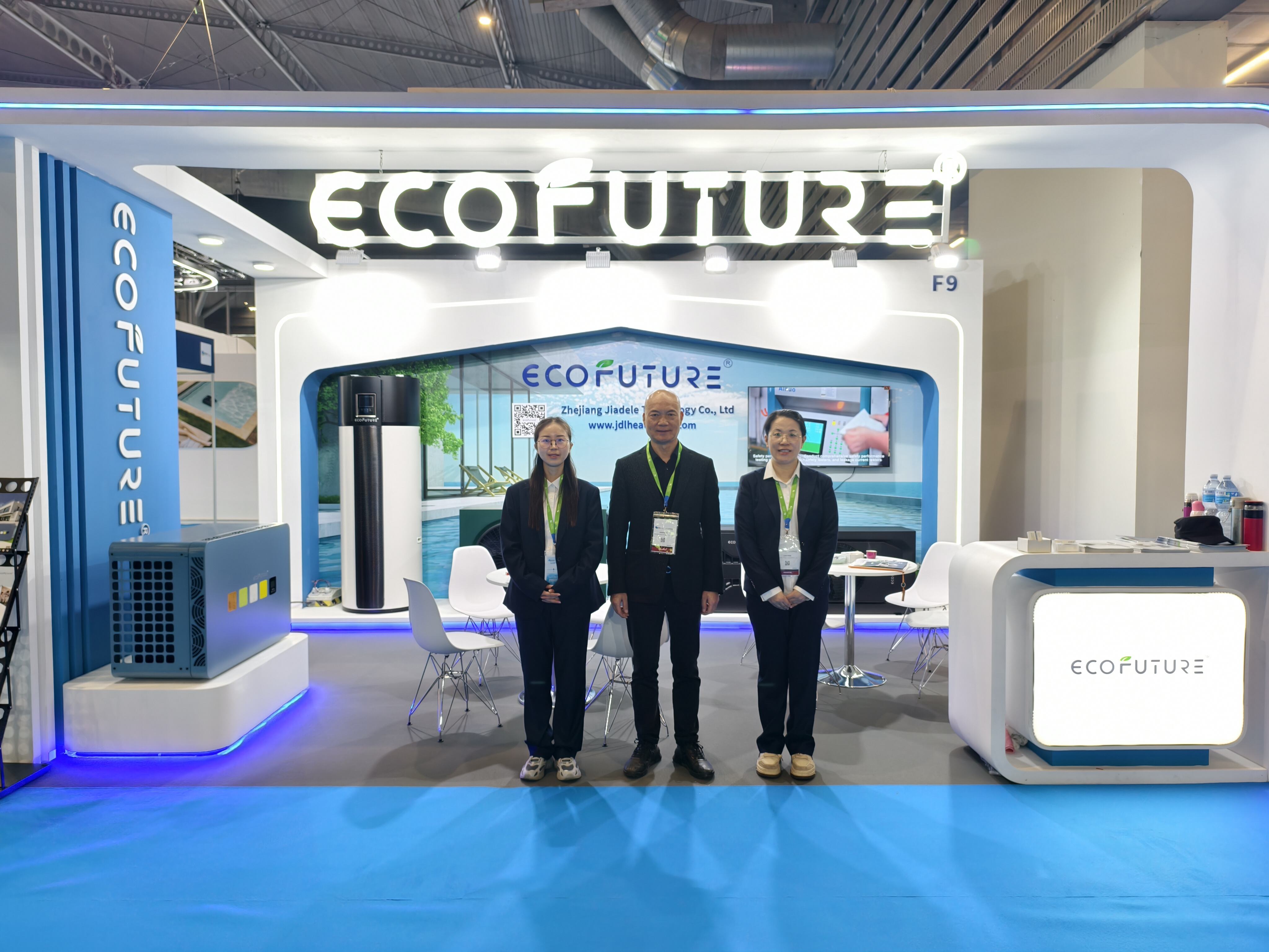 Jiadele participated in the Piscina Barcelona in Spain with its brand ECOFUTURE