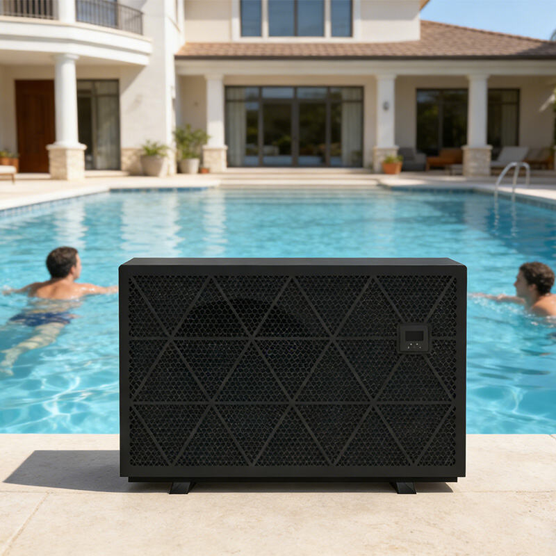 Heiz- und Kühlanlage mit Luft-Wasser-Wärmepumpe für Poolwasserheizung