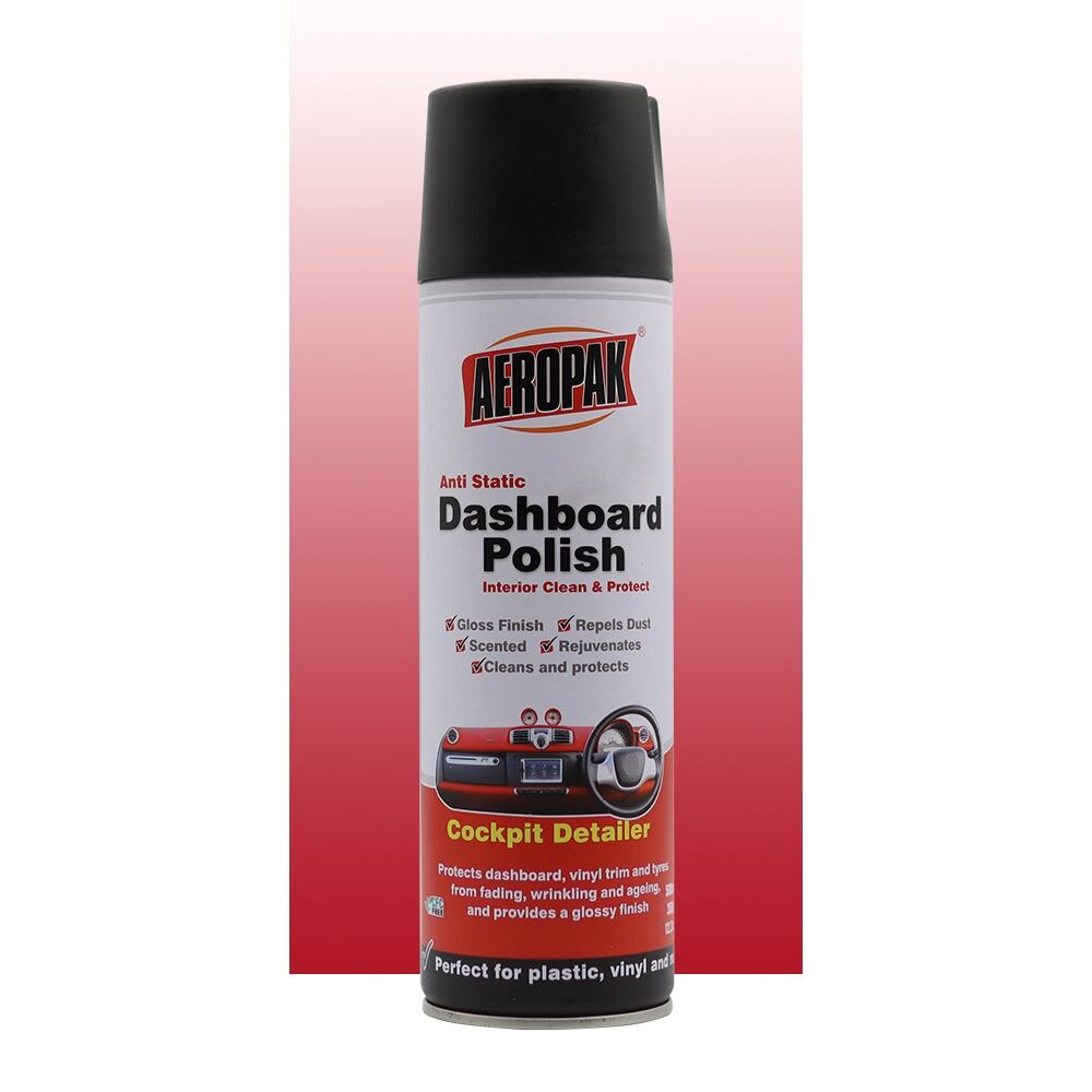 AEROPAK 500ML Dashboard Polish Anti Static Interior Clean and Protect