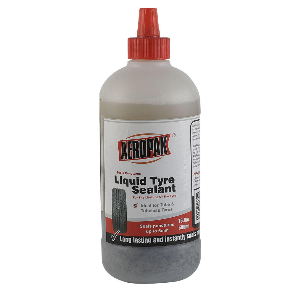 AEROPAK Liquid Tyre Sealant 500ml For Tubeless Tyres  Must Be Used with Air Compressor