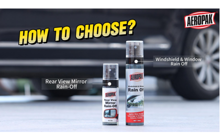 Raindrop Repellent vs. Rain Repellent