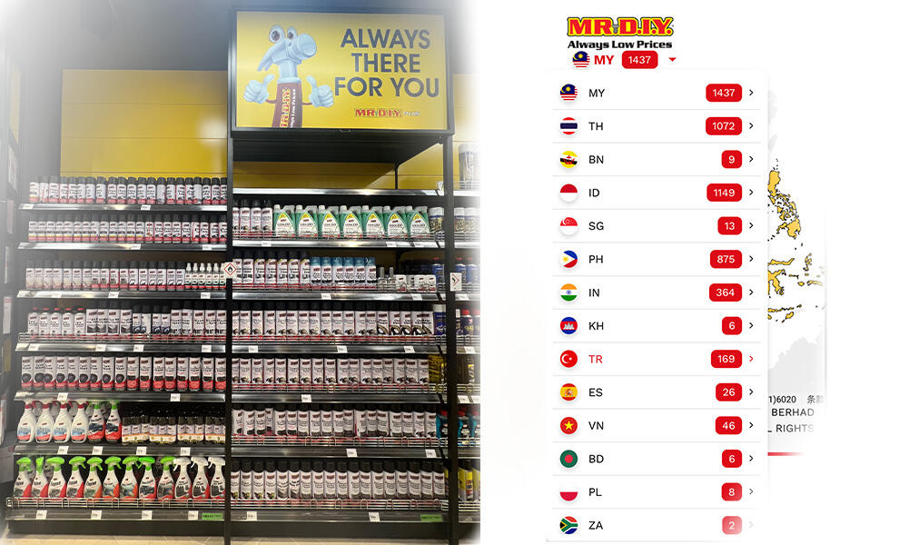 Hot sale on Chain Store MR DIY