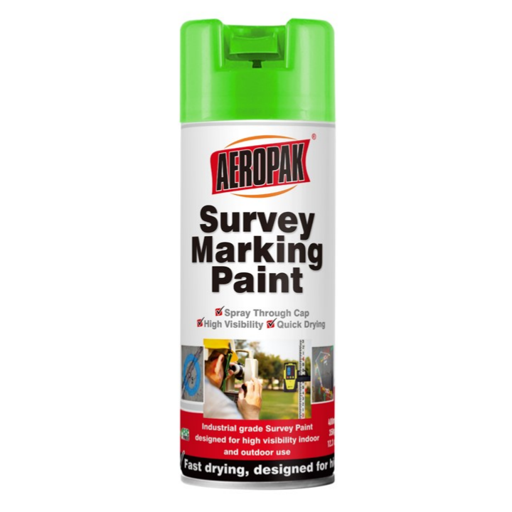 AEROPAK Survey Marking Paint 400ml Geological Exploration Paint Surveying Construction Spray Paint