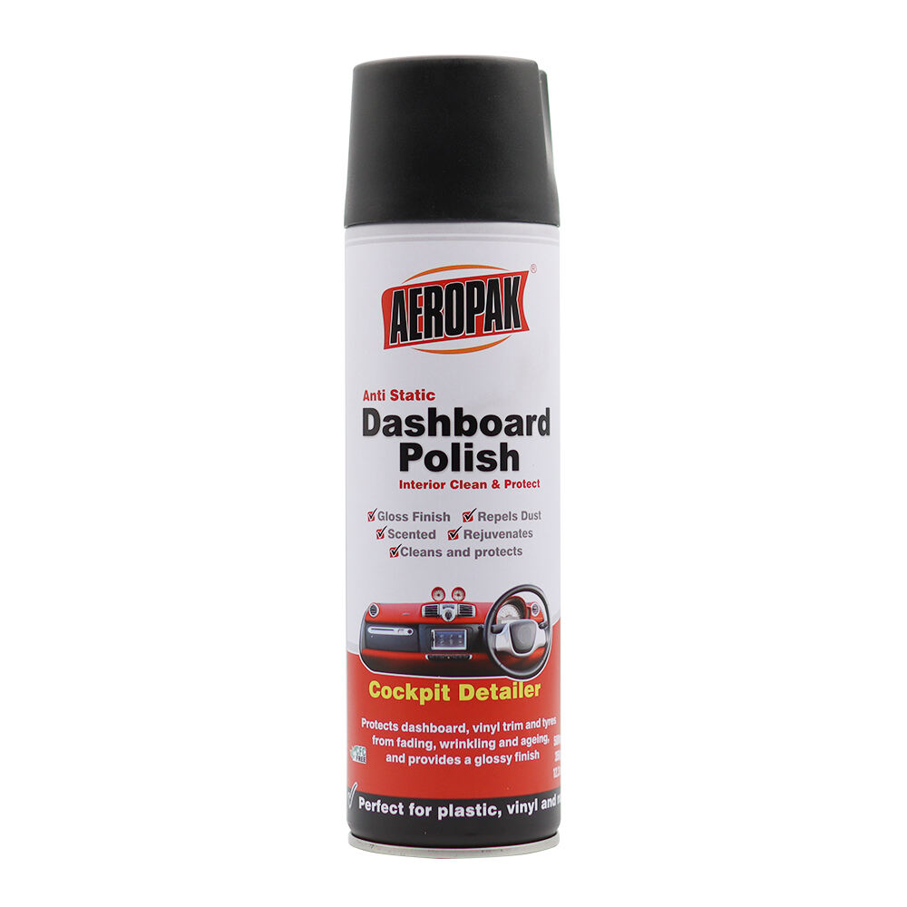 AEROPAK 500ML Dashboard Polish Anti Static Interior Clean and Protect