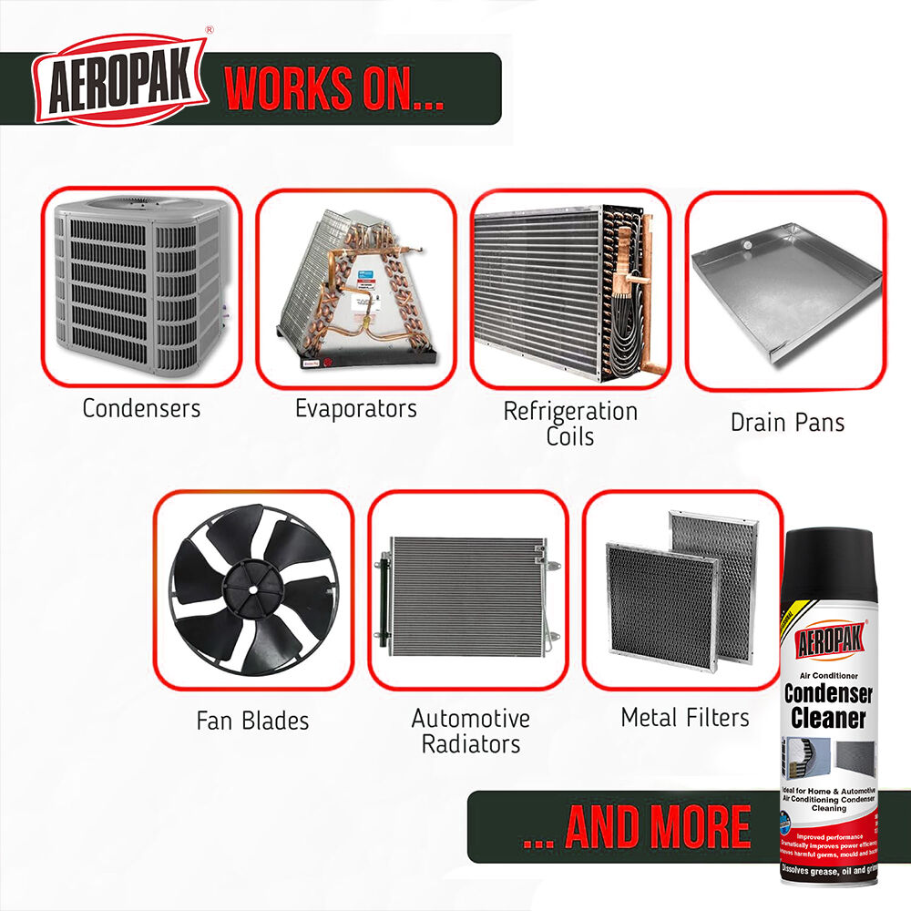 AEROPAK 500ml Condenser Cleaner for Car & Home AC